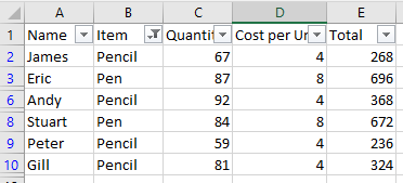 more than one value filter in excel by C#