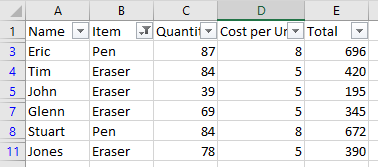 C sharp example for not equals value