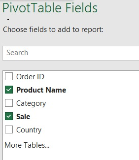 Pivot Table Calculated Field Example